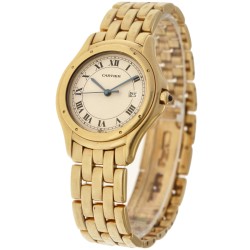 Cartier Cougar 18K. 887920 - Heren horloge - ca. 1990.