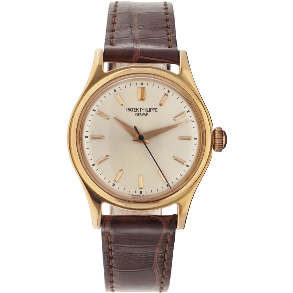 Patek Philippe Calatrava 18K. 2508 - Heren polshorloge - ca. 1952.