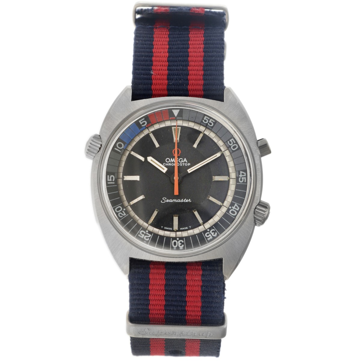 No Reserve - Omega Seamaster Chronostop 145.008 - Heren horloge - ca. 1970.