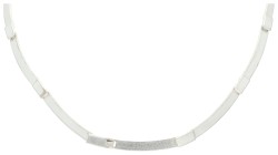Lapponia sterling zilveren 'Cormoran' collier met graniet