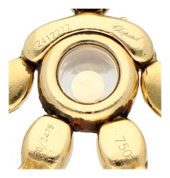 Chopard 18K geelgouden 'Happy Diamonds Clown' hanger bezet met ca. 0.03 ct. diamant