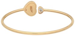 Chopard 18K geelgouden 'Happy Hearts' armband bezet met ca. 0.19 ct. diamant. 