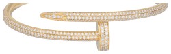 Cartier 18K geelgouden 'Juste un clou' armband bezet met ca. 1.99 ct. diamant