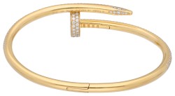 Cartier 18K geelgouden 'Juste un clou' armband bezet met ca. 1.99 ct. diamant