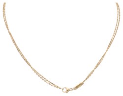 Chopard 18K geelgouden happy spirit collier diamant.