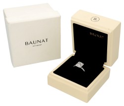 18K witgouden solitair ring bezet met 1.00 ct. GIA gecertificeerde diamant