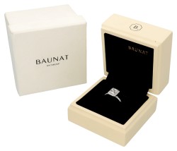 18K witgouden solitair ring bezet met 1.00 ct. GIA gecertificeerde diamant.