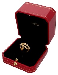 Cartier 18K geelgouden  'TRINITY CONSTELLATION RING' bezet met ca. 0.25 ct. diamant