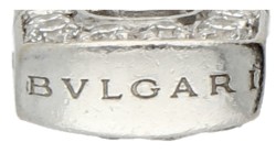 Bvlgari 18K witgouden 'Parentesi' armband bezet met ca. 0.95 ct. diamant