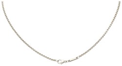 Chopard 18K white gold happy diamonds necklace 