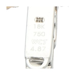 18K bicolor gouden hanger bezet met ca. 4.87 ct. diamant