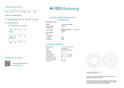 1.80 ct. HRD gecertificeerde natuurlijke diamant.