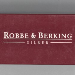 Robbe & Berking bestekset (58), model Classic-Faden, Flensburg ca. 2000, zilver.