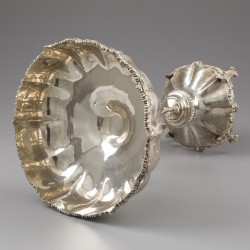 Piece de Milieu / pronkstuk, Oliveira, Ginita en Valuni, Portugal ca. 1950, zilver.