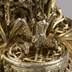 Chalice with paten (inscription with the names Alphonse Bellesheim & Pope Leonis XII), August Witte, Aachen 1899, silver.