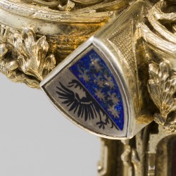 Chalice with paten (inscription with the names Alphonse Bellesheim & Pope Leonis XII), August Witte, Aachen 1899, silver.