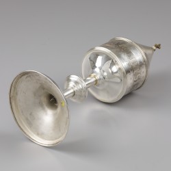 Ciborie, A. Bourdon-De Bruyne, Gent ca. 1875, zilver.