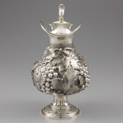 Wine jug, Milan ca. 1970-1980, silver.