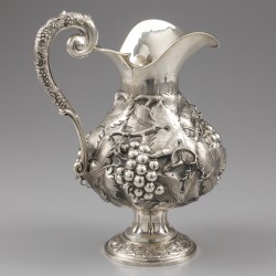 Wine jug, Milan ca. 1970-1980, silver.