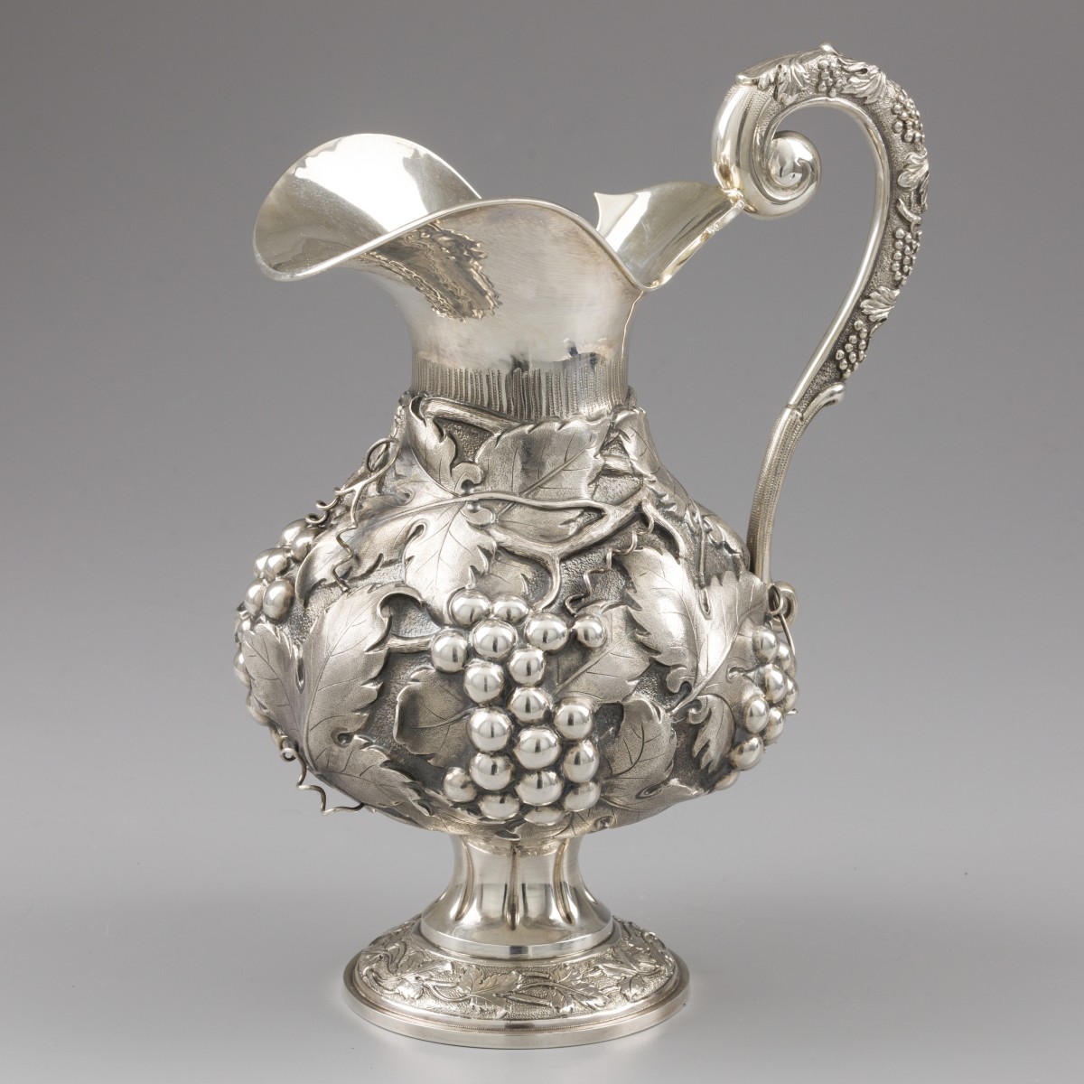 Wine jug, Milan ca. 1970-1980, silver.