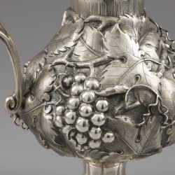 Wine jug, Milan ca. 1970-1980, silver.