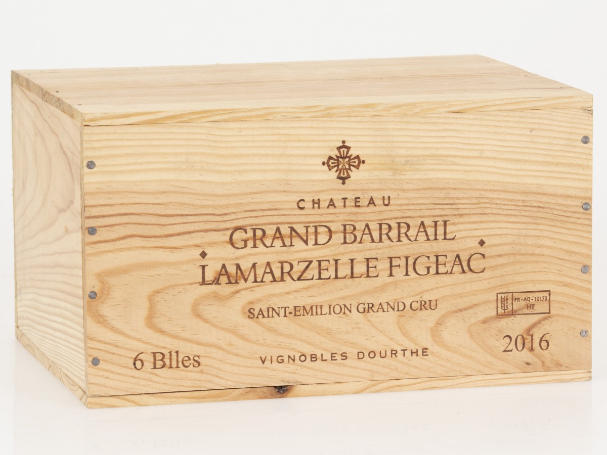 (6) Chateau Grand Barrail Lamarzelle Figeac - Saint-Emilion  Grand Cru - 2016.