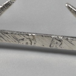 Miniatuur hangtreeft, Barthold Nickels (1673-1713), Deventer 1693, zilver.