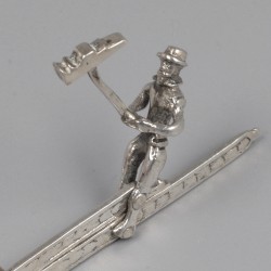 Miniatuur smeden, Nederland ca. 1760, zilver.