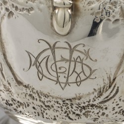 Melkkan, Hester Bateman, Londen 1784, zilver.