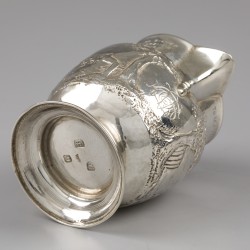 Melkkan, Hester Bateman, Londen 1784, zilver.