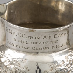 Melkkan, Hester Bateman, Londen 1784, zilver.
