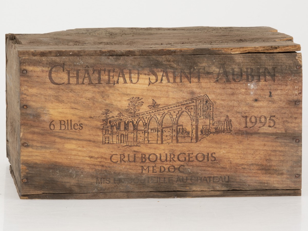 (6) Château Saint-Aubin - Cru Bourgeois Médoc - 1995.