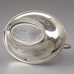 Hengselmand "Dauphin", Wolfers Frères, Brussel ca. 1940-1950, zilver.