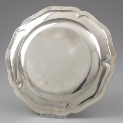 Lodewijk XV schaal, Jean-Louis Morel, Parijs 1753-54, zilver.