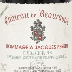 Château de Beaucastel - Hommage à Jacques Perrin - Châteauneuf-du-Pape - 2010