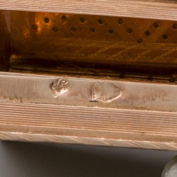 Vinaigrette, Frankrijk eind 18e eeuw, goud.