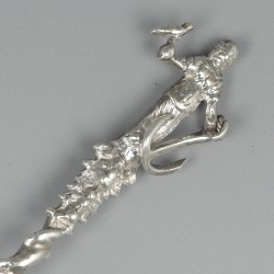 Gelegenheidslepel, Seerp Stevens Swerms, Harlingen ca. 1735, zilver.