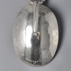 Gelegenheidslepel, Doekele Romkes van Hettinga, Harlingen ca. 1805, zilver.