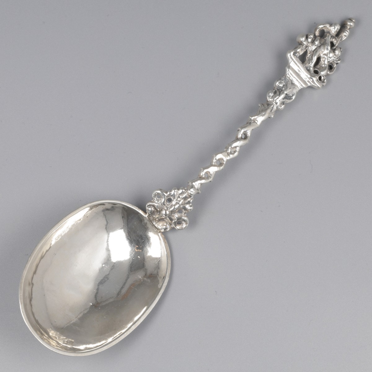 Gelegenheidslepel, Doekele Romkes van Hettinga, Harlingen ca. 1805, zilver.