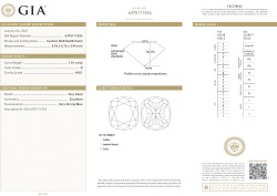 1.01 ct. GIA gecertificeerde natuurlijke diamant.