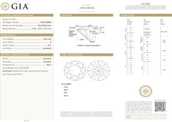 1.00 ct. GIA gecertificeerde natuurlijke diamant.