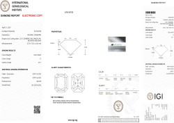 1.04 ct. IGI gecertificeerde natuurlijke diamant.