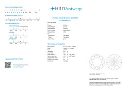 2.07 ct. HRD gecertificeerde natuurlijke diamant