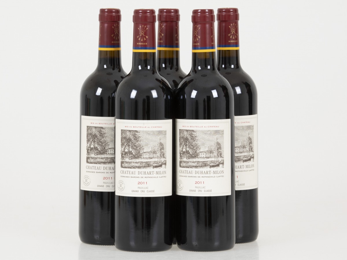 (5) Chateau Duhart Milon Baron de Rothschild - Pauillac Grand Cru Classé - 2011.