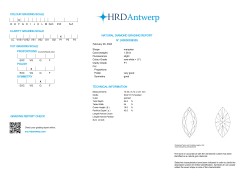 1.38 ct. HRD gecertificeerde natuurlijke diamant.