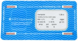 1.38 ct. HRD gecertificeerde natuurlijke diamant