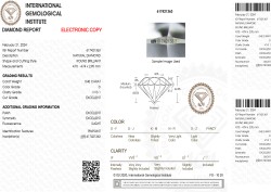0.40 ct. IGI gecertificeerde natuurlijke diamant