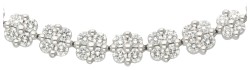 18K witgouden collier bezet met ca. 7.64 ct. diamant