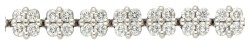 18K witgouden tennis armband bezet met ca. 1.68 ct. diamant