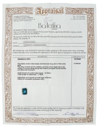 14K witgouden entourage ring bezet met een blue London topaas en diamant